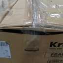 KRAUS Bellucci Workstation 33 in. Drop In Single Bowl Granite Kitchen Sink in White with Accessories, KGTW1-33WH
