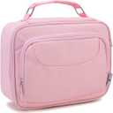 Large Pen Pencil Case,VONXURY High Capacity Art Colored Pencil Pouch Portable Stationery Organizer With 2 Detachable Layers 54 Slots Multiple Zipper Pockets for School Office College (Light Pink)