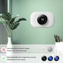 Compatible with Google Nest Thermostat 1st/2nd/3rd Wall Plate Cover - Petrichor Nest Thermostat Trim Kit, Made for Google Nest Thermostat 1st/2nd/3rd, Cover Imperfections Easy to Install - Snow