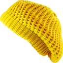 2 x The Hat Depot Fashion Thick and Soft Knitted Beret Beanie Hat (Gray)