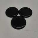 Piano Caster Cups Grand Piano Caster Cups Piano Leg Hardwood Cups Pads for Grand Piano (Wood Black, Set of 3)