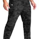 G Gradual Men's Fleece Lined Pants with Zipper Pocket Winter Warm Athletic Joggers Sweatpants for Men Workout Running Gym, Medium