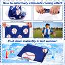 2 x FuWeave 36 Pcs Baseball Cooling Towels 30 x 9 Inch Senior Night Gifts Breathable Microfiber Ice Towel Fast Drying for Party Favors Team Gifts