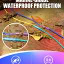 330PCS Marine Grade Heat Shrink Wire Connectors  22-16, 16-14, 12-10, 26-22 AWG Waterproof Electrical Crimp Connector Kit  Tinned Copper, Insulated Butt Splices for Boat, Truck, RV, Automotive