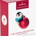 Hallmark Keepsake Petite Penguins Mini Christmas Ornament (A Delightful Decoration) 1" Tiny Ornament for Tabletop Tree