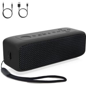 JUOVI Bluetooth Speaker,20W Stereo Sound,Wireless Speaker with Bluetooth 6.0,24H Playtime,IP68 Waterproof Shower Speaker,TWS Pairing, Support TF Card,AUX 3.5mm Input,Speaker for Home,Outdoor,Travel