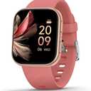 FITVII Health & Fitness Tracker (Answer/Make Calls), Smart Watch with 24/7 Heart Rate and Blood Pressure, Sleep Tracking, Blood Oxygen Monitor, 120+ Sport Modes Activity Tracker for Women Men (Copper Rose)