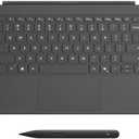Microsoft Surface Pro Keyboard and Slim Pen 2 Bundle for Surface Pro 12" Device, Alcantara Material, Slate