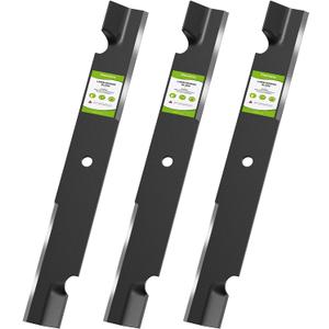 038-6050-00 Lawn Mower Blades for Bad Boy Exmark Gravely Hustler Toro 60" Deck Lawn Mower, High Lift Mulching Lawn Mower Blade, Replacement Part 038-2007-00,038-6002-00, 30227-60, 30227-60V(3Packs)
