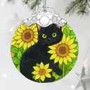 Black Cat Christmas Decorations, Christmas Ornaments for Tree, Holiday Ornaments, Gifts for Cat Lover, Pet Lover Gift, Holiday Party Gifts, Gift Ideas & Xmas Present