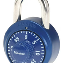 Master Lock Locker Lock, Combination Lock for Gym and School Locker, Blue, 1528D