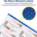 Avery Glossy White Labels, Sure Feed Technology, 2" x 3" Rectangle Labels, Print-to-The-Edge, Laser/Inkjet, 80 Total (22890)