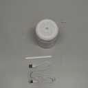 Portable Mini Humidifier, 300ml USB Cool Mist Small Humidifier with Colorful Lights. Perfect for Bedroom, Office, Plants, travel & Car (White)