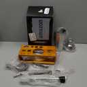 Vabaso 20-Piece Bartender Kit with Stand, Cocktail Shaker Set for Home Bar, 25oz Professional Stainless Steel Bar Tool Set with Cocktail Recipes Booklet, Christmas White Elephant Gifts for Adults Men (23Pcs-Silver)