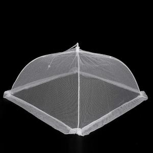 Foldable Square Food Cover with Mesh Design, Detachable 43cm Picnic Grill Protector, Anti Fly Dining for Outdoor Use 4 Pack