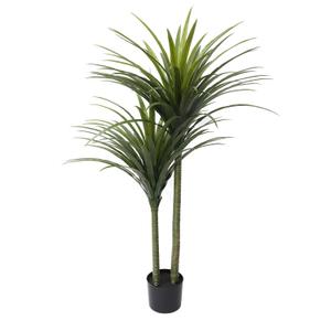 Yucca Tree 5FT, Tall Fake Plants for Indoor Outdoor Decor, Large Faux Tree with Pot for Home Office Living Room Decor
