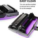 Yocada Carpet Sweeper Cleaner for Home Office Low&Undercoat Carpets Rugs Pet Hair Dust Scraps Paper Small Rubbish Cleaning with a Brush