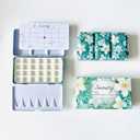 Watercolor Palette,Ceramic Palette,Portable Travel Metal Paint Boxwith Porcelain Palette,for Artists Illustrations, Drawin (24Well)