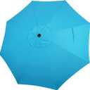 Blissun 9ft Patio Umbrella Replacement Canopy, Market Umbrella Top, Outdoor Table Umbrella Canopy for 8 Ribs, Canopy Only