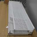 Large Shoe Rack 8 Tier Shoe Organizer, Heavy Duty Metal 4-Tier Stackable Shoe Storage Vertical Shoe Rack for Closet Front Door Entrance, Up to 50 Pairs, 44.8" W x 11.4" D x 56.7" H, White