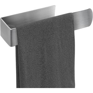 Hand Towel Holder, Self Adhesive Towel Ring, SUS 304 Stainless Steel Brushed Towel Racks, Towel Bar for Bathroom Wall, Kitchen (Silver)