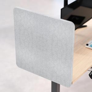 Universal Desk Privacy Panel Heavy-Duty Desk Divider & Office Partition - Privacy Screen for Workspaces & Cubicles (1-Pack, 24" x 24")