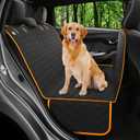 Dog Car Seat Cover for Back Seat, Waterproof Hammock for Car, SUV & Truck, Non-Slip Backseat Cover for Dogs, Heavy-Duty Dog Hammock Style Seat Protector Pets, Easy to Install & Clean