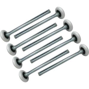 Durable 1.8 Inches Nylon Garage Door Rollers 6200ZZ 10 Ball Bearing 6.8 Inches Stem (6.7" Long Stem 8pcs)