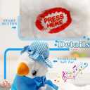 dgdgcool Easter Toys Egg Laying Chicken Toy Electric Chicken Stuffed Animal Dancing Stuffed Plush Toy with Music