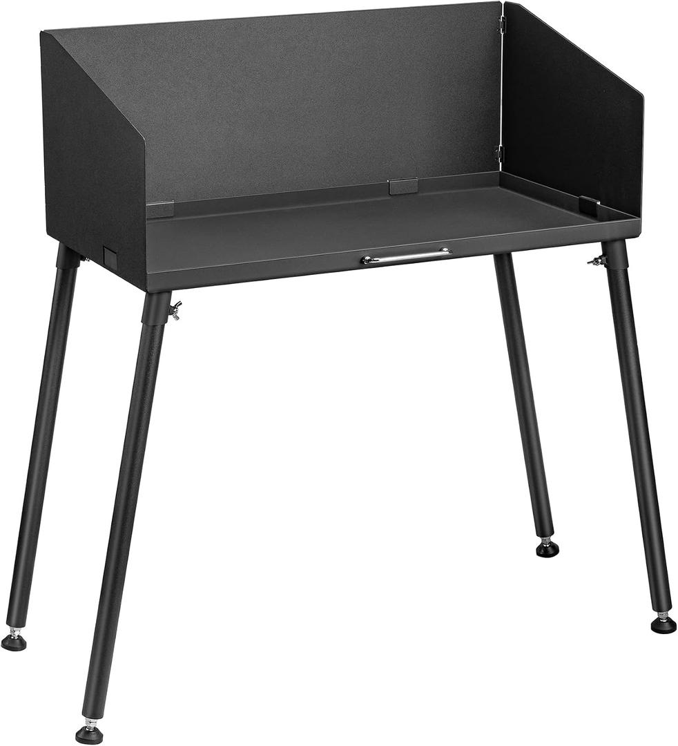 Stanbroil 30 Inch Camp Cooking Table with Foldable Three-Sided Windscreen and Legs, Perfect for Dutch Oven Cooking with Charcoal Briquettes and Food Preparation