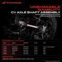 A-Premium CV Axle Shaft Assembly Compatible with Toyota RAV4 2001-2005, Highlander 2001-2004 & Lexus RX300 2001-2003, 2.0L 2.4L 3.0L, AWD, Replace# 4233042031, 4233042041