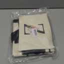 Personalized Gifts for Women - Initial Canvas Tote Bag & Makeup Bag, Custom Bags for Beach, Christmas, Wedding, Birthday, Holiday, Monogram Birthday Gifts for Women, Mom, Wife, Teacher, Friend - Z