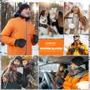 Rivmount Winter Waterproof Ski Snow Warm Gloves for Women Men, Windproof Cold Weather Thermal with Touchscreen Fingers, for Running Driving Cycling Hiking Biking Outdoor Sports Daily Work, Medium