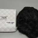 Men's Wigs,Short Mens Black Wig Layered Natural Hair Costume Halloween Heat Resistant Synthetic Wigs for Men Male