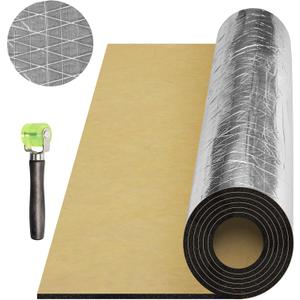 Storystore 197 (5 mm) mil 10.98 sqft Sound Insulation Car Heat and Sound Deadening, 39"(W) x 40"(L) x 3/16"(T) Insulation Mat Car Sound Deadening Mat, Sound Deading Material for Cars