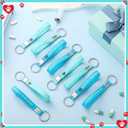 Tondiamo 60 Pcs Happy Vet Tech Gifts Bulk Veterinary Technician Week Silicone Keychain Tech Animal Rescue Gifts Thank You for All That You Do Party Favors for Nurse Doctor Dentist Medical Staff