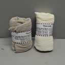 Onacosht Muslin Bassinet Sheets 35" X 20" Compatiable with AMKE 3 in 1 Bassinets, MiClassic, Uiuwoo, Foalom, YADAQE, Milliard and TCBunny Bassinet, 100% Cotton, 2 Pack, Fog and Beige