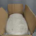 Automatic Cat Feeder and Water Dispenser with Stainless Steel Bowl Gravity Food Feeder and Waterer Set for Small Medium Dog Puppy Kitten 1 Gallon x 2(Beige)