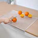 Acrylic Cutting Board Hides Scratches with Counterlip 17 x 13 Inch| 60% Thicker Textured Acrylic Cutting Board for Kitchen Countertop.3 packs