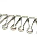200Pcs Durable Metal Lanyard Hooks DIY Jewelry Basics Hooks Zipper Pull Id Card