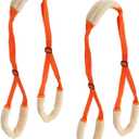 Generic Dog Sling, 2 Pcs Dog Support Harness Dog Wheelchair for Back Legs Dog Harness Dog Back Legs Rear Lifting Sling for Pet Mobility Helps Dogs with Poor Stability, Joint, Orange