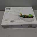Plant & Plot Galvanized Raised Garden Beds Outdoor // 8×4×1 ft Planter Raised Beds for Gardening, Vegetables, Flowers // Large Metal Garden Box // Patented Tool-Free Design 