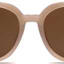 SOJOS Trendy Cat Eye Round Polarized Sunglasses for Women Fashion UV Protection Sunnies Sunglasses SJ2175