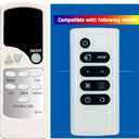 Replacement for Delonghi Portable AC Air Conditioner Remote Control 5515111094 PAC EX398VUVC PACEX398VUVC6ALWH PACEX390UVcare-6AL PACEX290UVcare-6AL PAC EX398VUVC-6AL WH