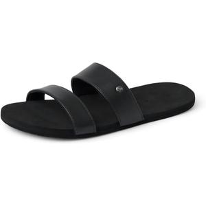 REEF Bliss Nights Eliana Slide Sandal (9, Black/Black)
