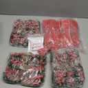 LemonRoad 36 Set Christmas Silicone Spatula Gifts Bulk Includes Heat Resistant Silicone Spatula Christmas Greeting Cards Artificial Xmas Picks Twine for Holiday Cooking Utensils Kitchen Decoration