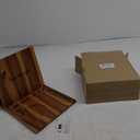 Triangle Book Holder, Book Rest, Acacia Foldable Book Nook Reading Valet, Triangle Book Stand with Cup, Pen, Glasses and Phone Holder for Bedroom, Nightstand or Office, Gifts for Book Lover