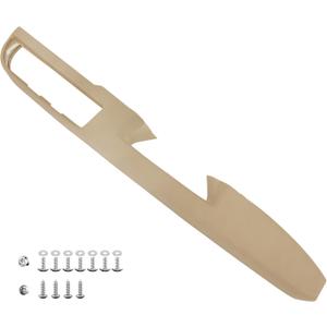 KAIRAY 80994 Front Right Passenger Side Armrest, Door Panel Compatible with Chevy Silverado Avalanche Suburban GMC Sierra Yukon 2010-2014, Door Release Handle Above Armrest 27 in, Tan GM# 84127280