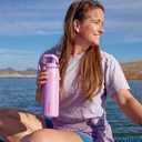 STANLEY IceFlow Flip Straw 2.0 Water Bottle 36 OZ | Built-In Straw with Larger Opening | Lightweight & Leak-Resistant | Insulated Stainless Steel | BPA-Free | Mist