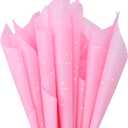 SUNCOLOR Glitter Pink Tissue Paper for Valentines Day, 20 x 14 inches, 120 Sheets, for Gift Wrapping and Crafts